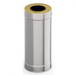 Сэндвич-труба 1,0м, ф 120х200, AISI 439/Оц, 0,5мм/0,5мм, (К)												