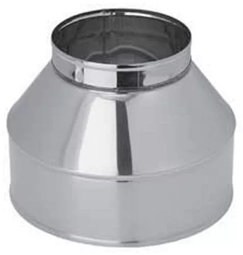 Оголовок без зонта, ф 115х180, AISI 439/430, 0,5мм/0,5мм, (К), тип-2